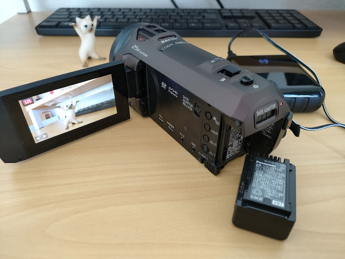 我が家の4Kビデオカメラ　パナソニックHC-VX992MS