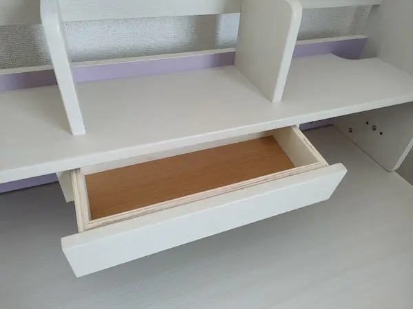 ニトリくみあわせデスク 上棚引き出し